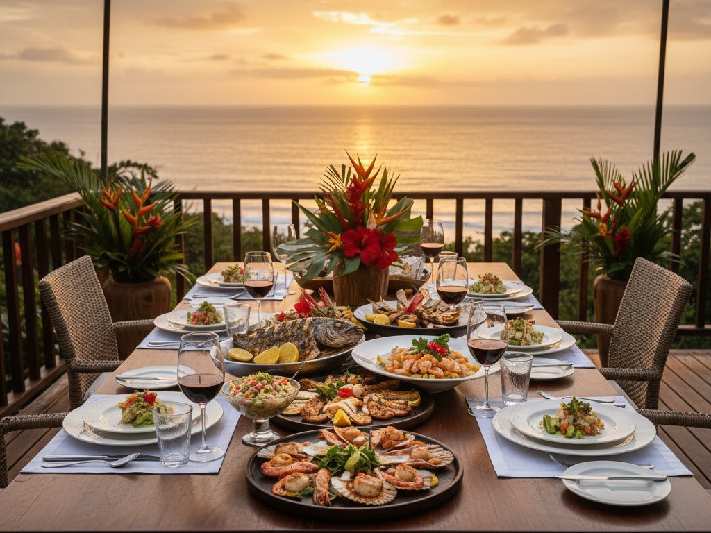 Private chef dinner