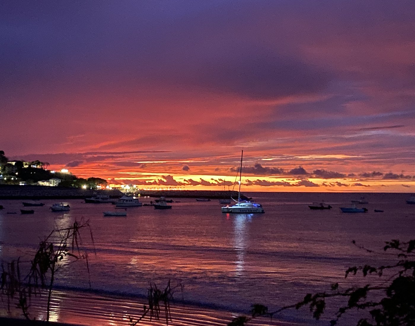 Sunset catamaran cruise